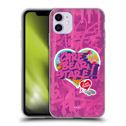 Care Bears Graffiti Collection by Murwalls Stare Soft Gel Case for Apple iPhone 11