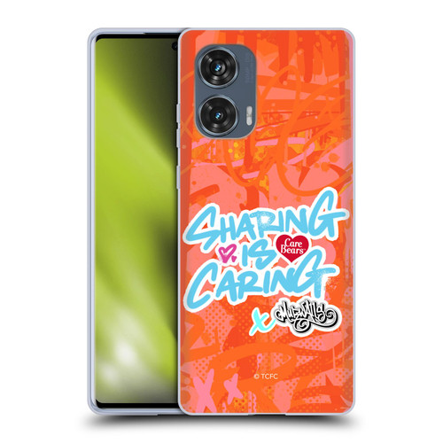 Care Bears Graffiti Collection by Murwalls Sharing Is Caring Soft Gel Case for Motorola Edge 50 Fusion