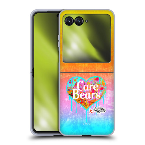 Care Bears Graffiti Collection by Murwalls Heart Tag Soft Gel Case for Motorola Razr 40 Ultra / Razr+ 2023