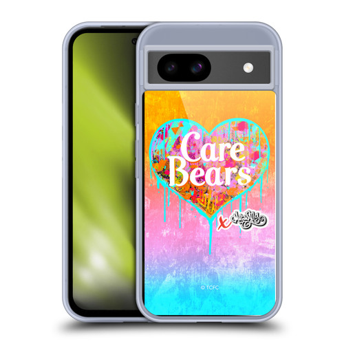 Care Bears Graffiti Collection by Murwalls Heart Tag Soft Gel Case for Google Pixel 8a