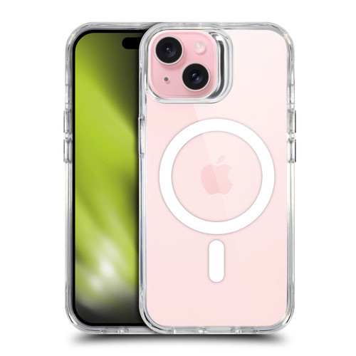 Head Case Designs Clear Shockproof Bumper Case For iPhone 15/MagSafe