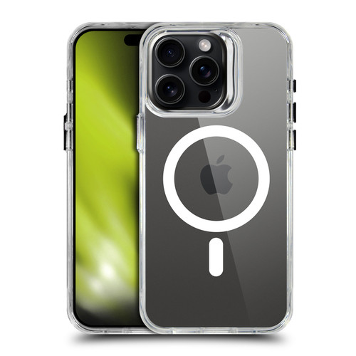 Head Case Designs Clear Shockproof Bumper Case For Apple iPhone 15 Pro Max/MagSafe