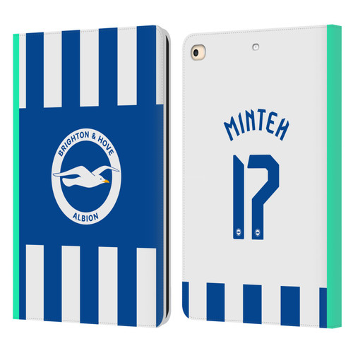 Brighton & Hove Albion F.C 2025/26 Players Home Kit Yankuba Minteh Leather Book Wallet Case Cover For Apple iPad 9.7 2017 / iPad 9.7 2018