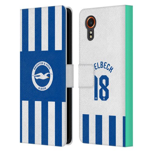 Brighton & Hove Albion F.C 2025/26 Players Home Kit Danny Welbeck Leather Book Wallet Case Cover For Samsung Galaxy Xcover7 5G Brighton & Hove Albion F.C 2025/26 Players Home Kit Danny Welbeck Leather Book Wallet Case Cover For Samsung Galaxy Xcover7 5G
