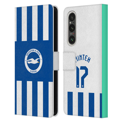 Brighton & Hove Albion F.C 2025/26 Players Home Kit Yankuba Minteh Leather Book Wallet Case Cover For Sony Xperia 1 V 5G Brighton & Hove Albion F.C 2025/26 Players Home Kit Yankuba Minteh Leather Book Wallet Case Cover For Sony Xperia 1 V 5G
