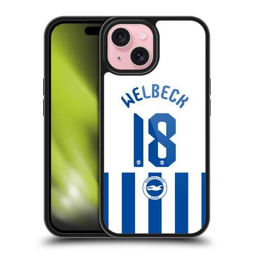 Brighton & Hove Albion F.C 2025/26 Players Home Kit Danny Welbeck Gel Armour Case For Apple iPhone 15 Brighton & Hove Albion F.C 2025/26 Players Home Kit Danny Welbeck Gel Armour Case For Apple iPhone 15