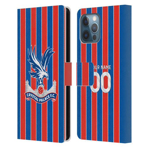 Custom Customised Personalised Crystal Palace Football Club 2025/26 Kit Home Leather Book Wallet Case Cover For Apple iPhone 12 Pro Max Custom Customised Personalised Crystal Palace Football Club 2025/26 Kit Home Leather Book Wallet Case Cover For Apple iPhone 12 Pro Max