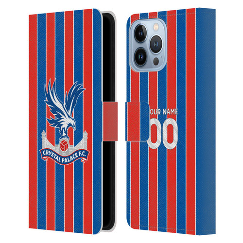 Custom Customised Personalised Crystal Palace Football Club 2025/26 Kit Home Leather Book Wallet Case Cover For Apple iPhone 13 Pro Max Custom Customised Personalised Crystal Palace Football Club 2025/26 Kit Home Leather Book Wallet Case Cover For Apple iPhone 13 Pro Max