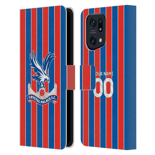 Custom Customised Personalised Crystal Palace Football Club 2025/26 Kit Home Leather Book Wallet Case Cover For OPPO Find X5 Pro Custom Customised Personalised Crystal Palace Football Club 2025/26 Kit Home Leather Book Wallet Case Cover For OPPO Find X5 Pro
