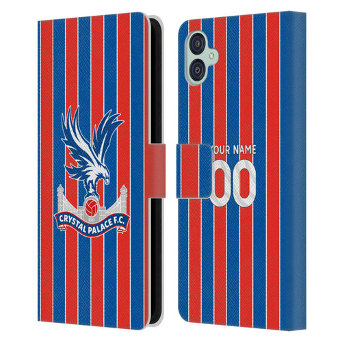 Custom Customised Personalised Crystal Palace Football Club 2025/26 Kit Home Leather Book Wallet Case Cover For Samsung Galaxy M04 5G / A04e