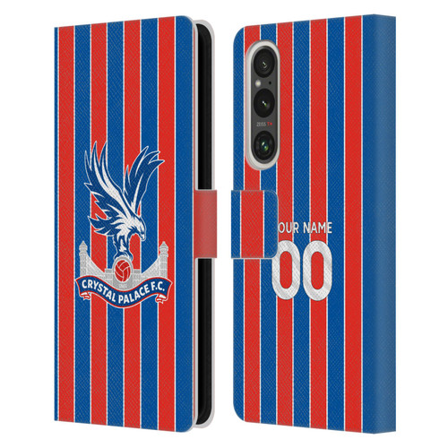 Custom Customised Personalised Crystal Palace Football Club 2025/26 Kit Home Leather Book Wallet Case Cover For Sony Xperia 1 V 5G Custom Customised Personalised Crystal Palace Football Club 2025/26 Kit Home Leather Book Wallet Case Cover For Sony Xperia 1 V 5G