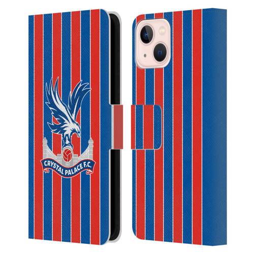 Crystal Palace FC 2025/26 Crest Kit Home Leather Book Wallet Case Cover For Apple iPhone 13 Crystal Palace FC 2025/26 Crest Kit Home Leather Book Wallet Case Cover For Apple iPhone 13