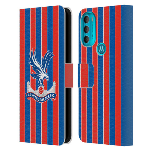 Crystal Palace FC 2025/26 Crest Kit Home Leather Book Wallet Case Cover For Motorola Moto G71 5G Crystal Palace FC 2025/26 Crest Kit Home Leather Book Wallet Case Cover For Motorola Moto G71 5G