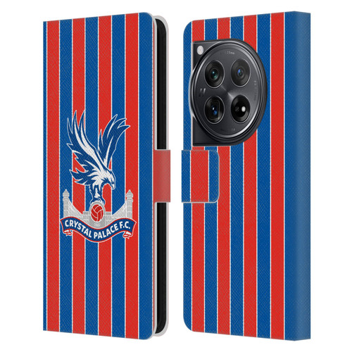 Crystal Palace FC 2025/26 Crest Kit Home Leather Book Wallet Case Cover For OnePlus 12 Crystal Palace FC 2025/26 Crest Kit Home Leather Book Wallet Case Cover For OnePlus 12