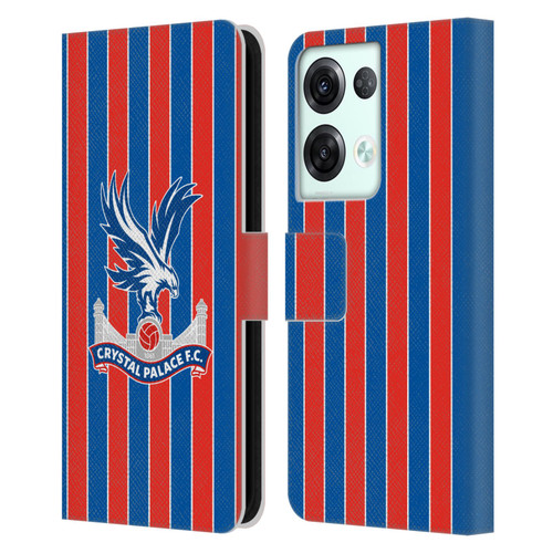 Crystal Palace FC 2025/26 Crest Kit Home Leather Book Wallet Case Cover For OPPO Reno8 Pro Crystal Palace FC 2025/26 Crest Kit Home Leather Book Wallet Case Cover For OPPO Reno8 Pro