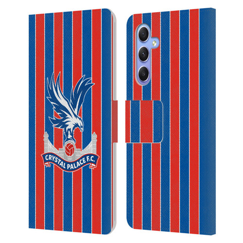 Crystal Palace FC 2025/26 Crest Kit Home Leather Book Wallet Case Cover For Samsung Galaxy A34 5G Crystal Palace FC 2025/26 Crest Kit Home Leather Book Wallet Case Cover For Samsung Galaxy A34 5G
