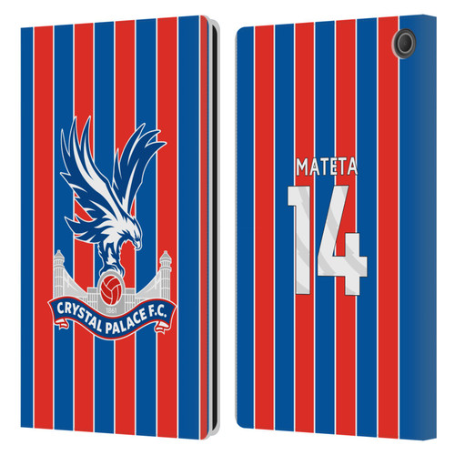 Crystal Palace FC 2025/26 Players Home Kit Jean-Philippe Mateta Leather Book Wallet Case Cover For Amazon Fire Max 11 2023