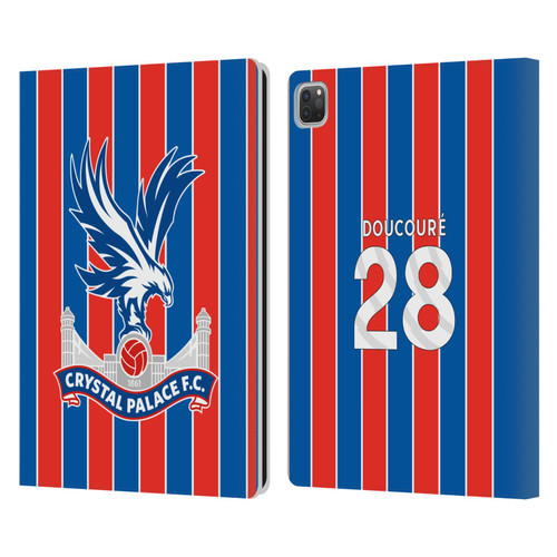 Crystal Palace FC 2025/26 Players Home Kit Cheick Doucouré Leather Book Wallet Case Cover For Apple iPad Pro 12.9 2020/2021/2022 Crystal Palace FC 2025/26 Players Home Kit Cheick Doucouré Leather Book Wallet Case Cover For Apple iPad Pro 12.9 2020/2021/2022