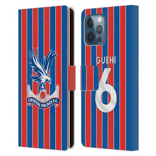 Crystal Palace FC 2025/26 Players Home Kit Marc Guéhi Leather Book Wallet Case Cover For Apple iPhone 12 Pro Max Crystal Palace FC 2025/26 Players Home Kit Marc Guéhi Leather Book Wallet Case Cover For Apple iPhone 12 Pro Max