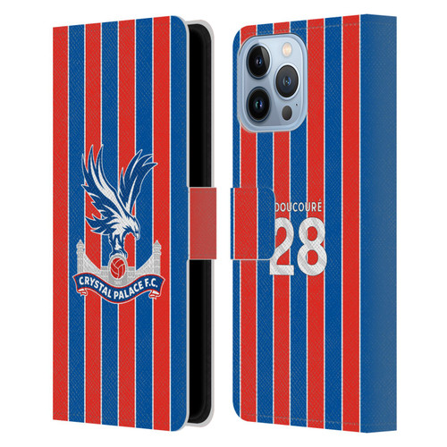 Crystal Palace FC 2025/26 Players Home Kit Cheick Doucouré Leather Book Wallet Case Cover For Apple iPhone 13 Pro Max Crystal Palace FC 2025/26 Players Home Kit Cheick Doucouré Leather Book Wallet Case Cover For Apple iPhone 13 Pro Max