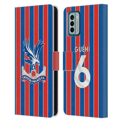Crystal Palace FC 2025/26 Players Home Kit Marc Guéhi Leather Book Wallet Case Cover For Nokia G42