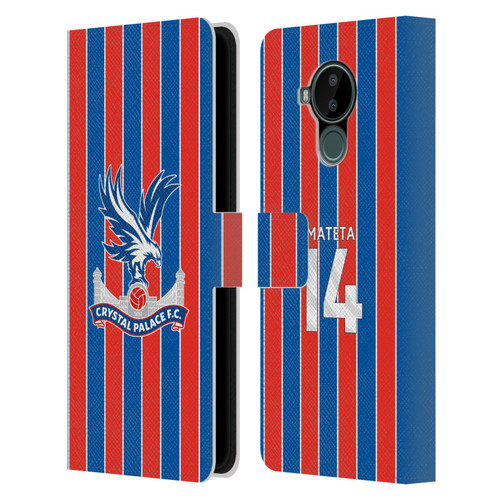Crystal Palace FC 2025/26 Players Home Kit Jean-Philippe Mateta Leather Book Wallet Case Cover For Nokia C30