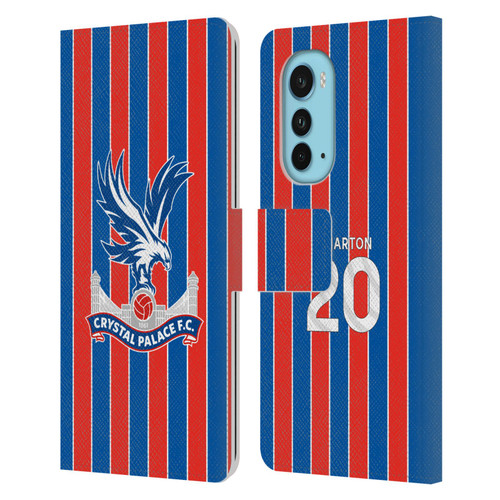 Crystal Palace FC 2025/26 Players Home Kit Adam Wharton Leather Book Wallet Case Cover For Motorola Edge (2022) Crystal Palace FC 2025/26 Players Home Kit Adam Wharton Leather Book Wallet Case Cover For Motorola Edge (2022)