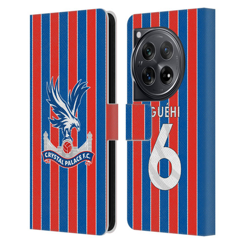 Crystal Palace FC 2025/26 Players Home Kit Marc Guéhi Leather Book Wallet Case Cover For OnePlus 12
