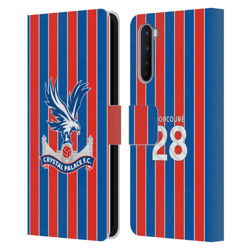 Crystal Palace FC 2025/26 Players Home Kit Cheick Doucouré Leather Book Wallet Case Cover For OnePlus Nord 5G Crystal Palace FC 2025/26 Players Home Kit Cheick Doucouré Leather Book Wallet Case Cover For OnePlus Nord 5G