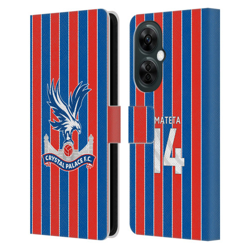 Crystal Palace FC 2025/26 Players Home Kit Jean-Philippe Mateta Leather Book Wallet Case Cover For OnePlus Nord N30