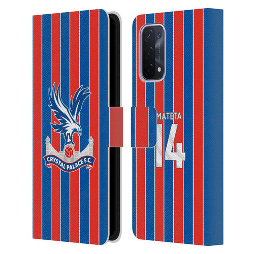 Crystal Palace FC 2025/26 Players Home Kit Jean-Philippe Mateta Leather Book Wallet Case Cover For OPPO A54 5G Crystal Palace FC 2025/26 Players Home Kit Jean-Philippe Mateta Leather Book Wallet Case Cover For OPPO A54 5G