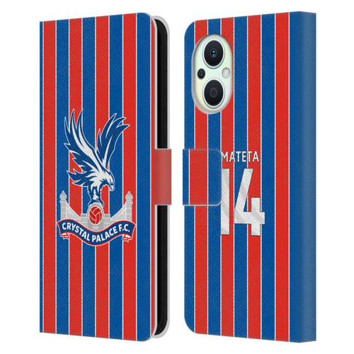 Crystal Palace FC 2025/26 Players Home Kit Jean-Philippe Mateta Leather Book Wallet Case Cover For OPPO Reno8 Lite