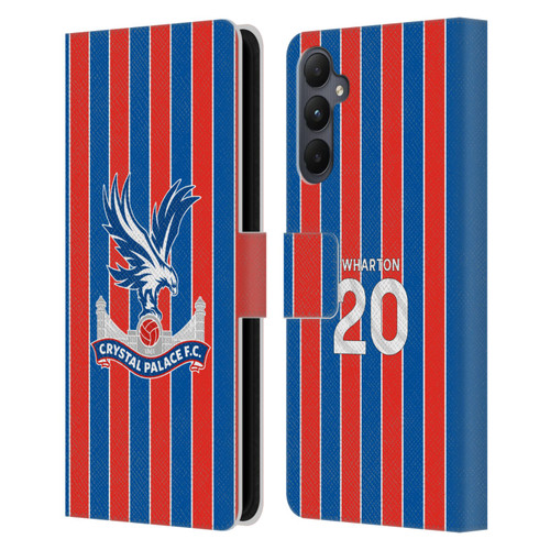 Crystal Palace FC 2025/26 Players Home Kit Adam Wharton Leather Book Wallet Case Cover For Samsung Galaxy A05s