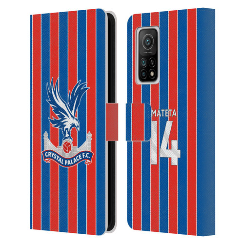 Crystal Palace FC 2025/26 Players Home Kit Jean-Philippe Mateta Leather Book Wallet Case Cover For Xiaomi Mi 10T 5G Crystal Palace FC 2025/26 Players Home Kit Jean-Philippe Mateta Leather Book Wallet Case Cover For Xiaomi Mi 10T 5G