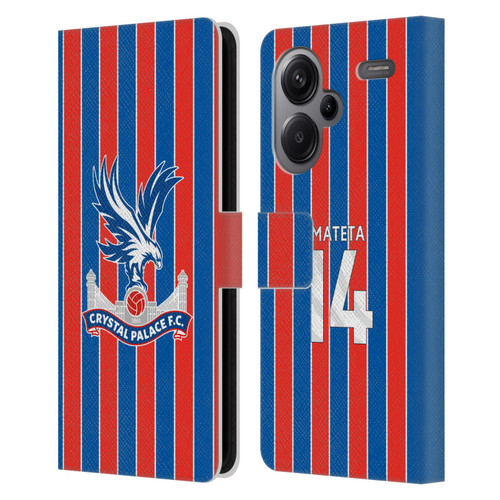 Crystal Palace FC 2025/26 Players Home Kit Jean-Philippe Mateta Leather Book Wallet Case Cover For Xiaomi Redmi Note 13 Pro Plus 5G