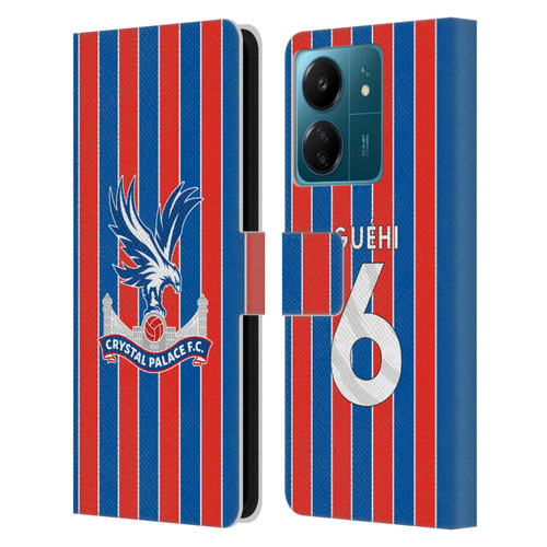 Crystal Palace FC 2025/26 Players Home Kit Marc Guéhi Leather Book Wallet Case Cover For Xiaomi Redmi 13C 4G Crystal Palace FC 2025/26 Players Home Kit Marc Guéhi Leather Book Wallet Case Cover For Xiaomi Redmi 13C 4G