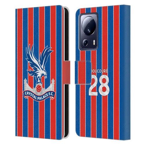 Crystal Palace FC 2025/26 Players Home Kit Cheick Doucouré Leather Book Wallet Case Cover For Xiaomi 13 Lite 5G