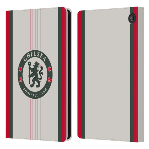 Chelsea Football Club 2025/26 Kit Away Leather Book Wallet Case Cover For Amazon Fire 7 2022