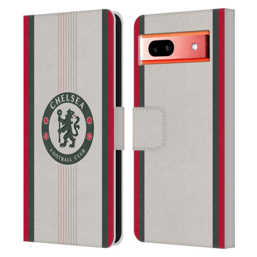 Chelsea Football Club 2025/26 Kit Away Leather Book Wallet Case Cover For Google Pixel 7a