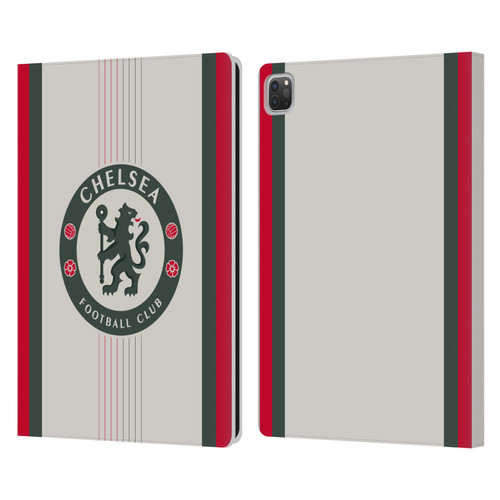 Chelsea Football Club 2025/26 Kit Away Leather Book Wallet Case Cover For Apple iPad Pro 12.9 2020/2021/2022