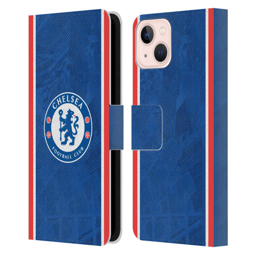 Chelsea Football Club 2025/26 Kit Home Leather Book Wallet Case Cover For Apple iPhone 13 Chelsea Football Club 2025/26 Kit Home Leather Book Wallet Case Cover For Apple iPhone 13