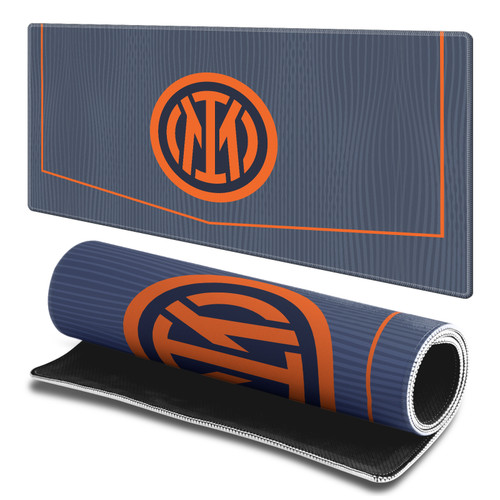 Fc Internazionale Milano 2025/26 Crest Kit Third Gaming Office Desk PC Keyboard Mouse Mat Pad - L