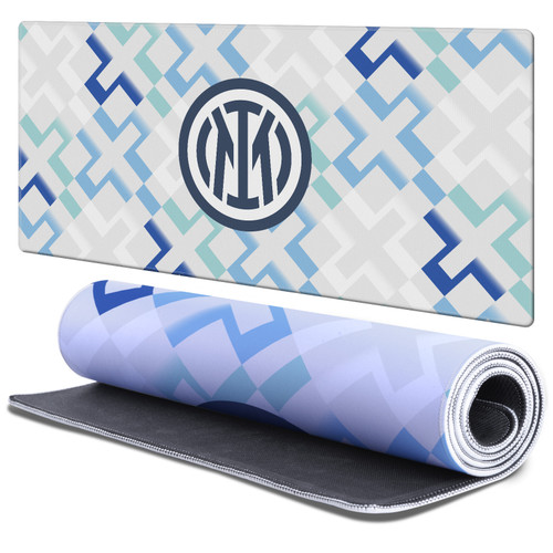 Fc Internazionale Milano 2025/26 Crest Kit Away Gaming Office Desk PC Keyboard Mouse Mat Pad - XL