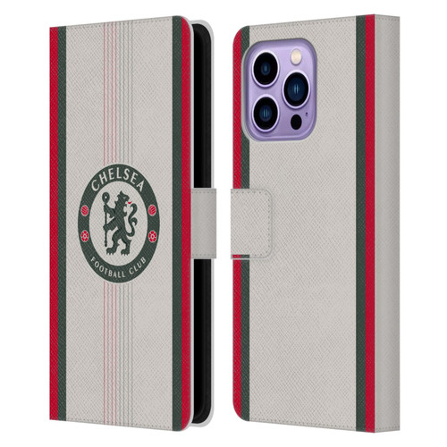 Chelsea Football Club 2025/26 Kit Away Leather Book Wallet Case Cover For Apple iPhone 14 Pro Max Chelsea Football Club 2025/26 Kit Away Leather Book Wallet Case Cover For Apple iPhone 14 Pro Max