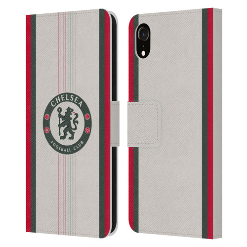 Chelsea Football Club 2025/26 Kit Away Leather Book Wallet Case Cover For Apple iPhone XR Chelsea Football Club 2025/26 Kit Away Leather Book Wallet Case Cover For Apple iPhone XR