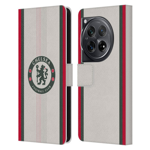 Chelsea Football Club 2025/26 Kit Away Leather Book Wallet Case Cover For OnePlus 12