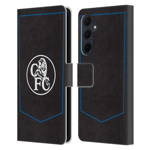 Chelsea Football Club 2025/26 Kit Third Leather Book Wallet Case Cover For Samsung Galaxy A35 5G