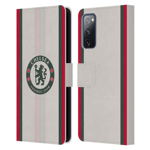 Chelsea Football Club 2025/26 Kit Away Leather Book Wallet Case Cover For Samsung Galaxy S20 FE / 5G Chelsea Football Club 2025/26 Kit Away Leather Book Wallet Case Cover For Samsung Galaxy S20 FE / 5G