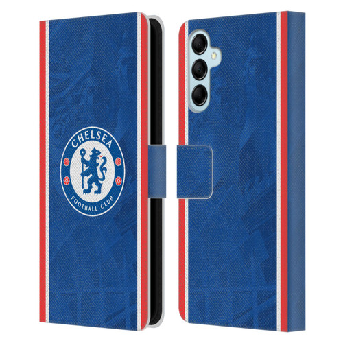 Chelsea Football Club 2025/26 Kit Home Leather Book Wallet Case Cover For Samsung Galaxy M14 5G Chelsea Football Club 2025/26 Kit Home Leather Book Wallet Case Cover For Samsung Galaxy M14 5G