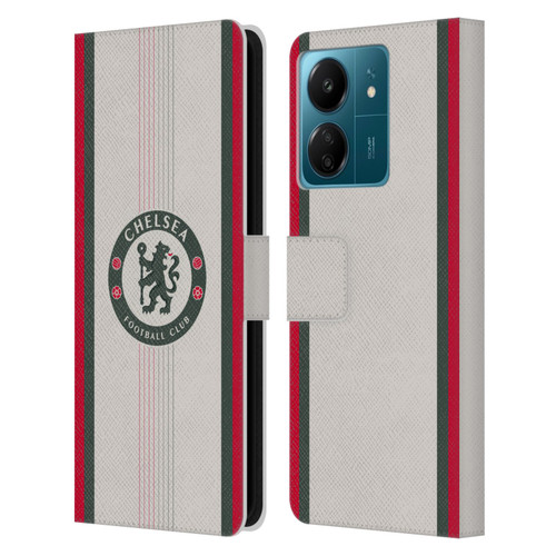 Chelsea Football Club 2025/26 Kit Away Leather Book Wallet Case Cover For Xiaomi Redmi 13C 4G